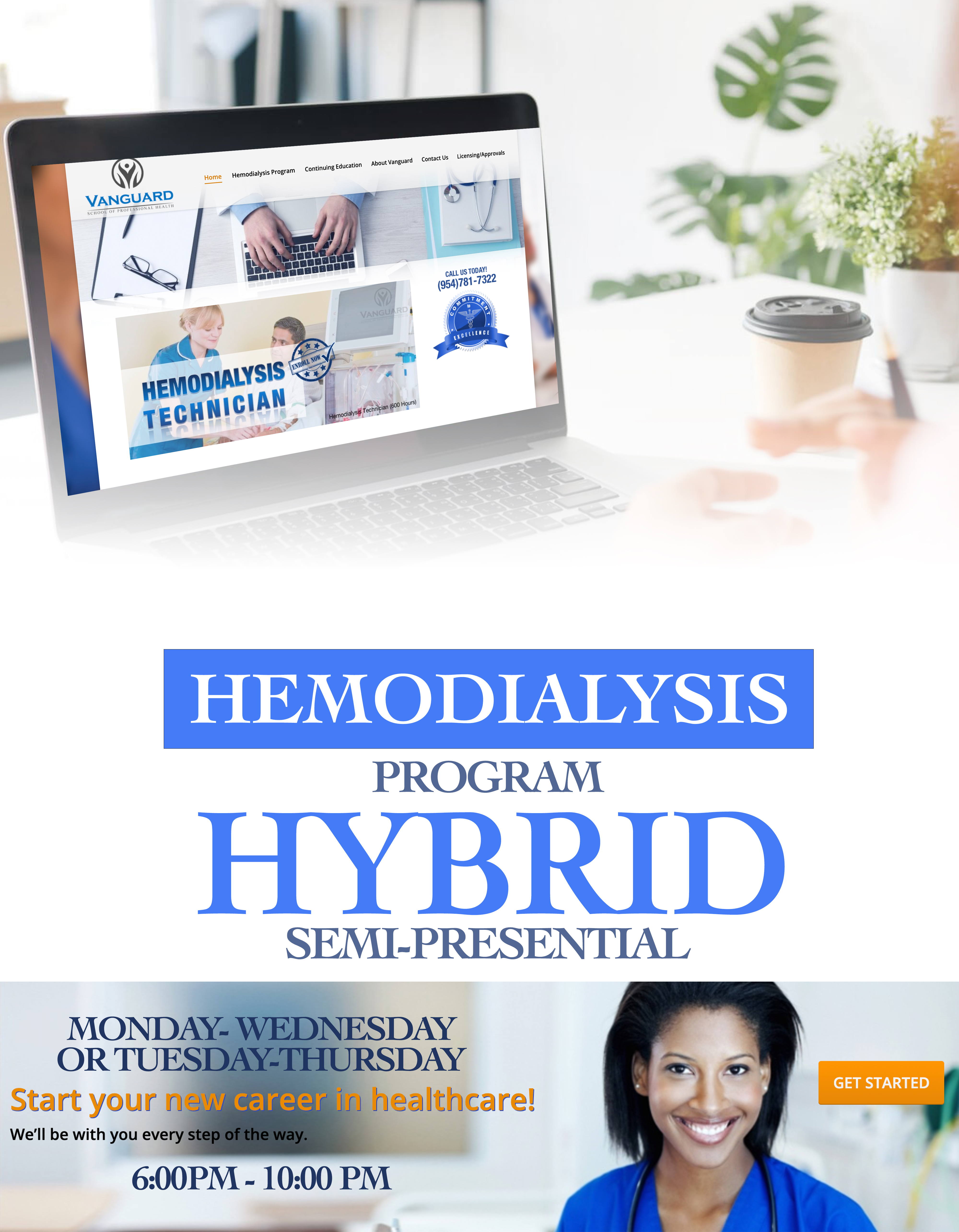 Vanguard hemodialysis hybrid program content