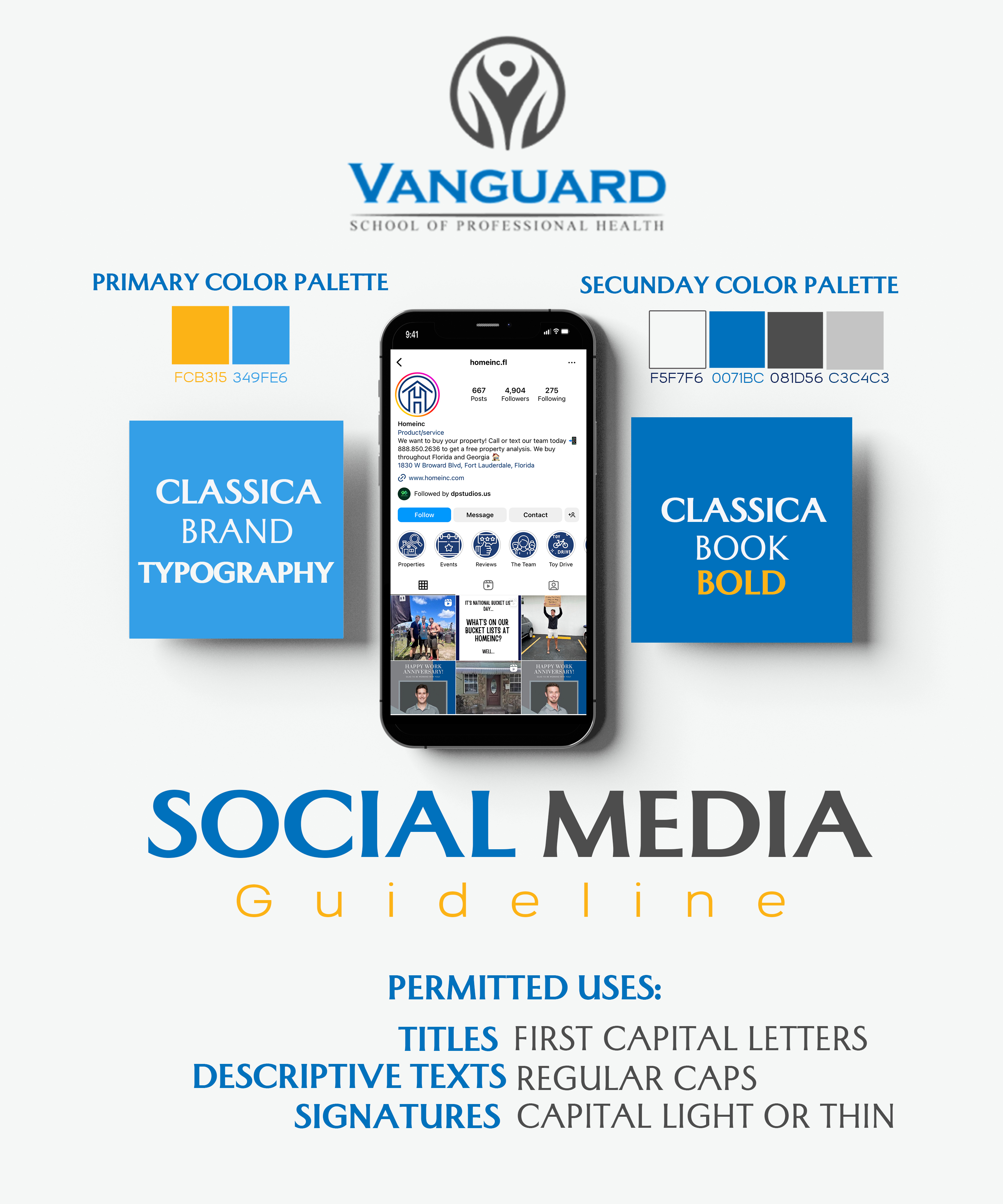 Vanguard School content campaign